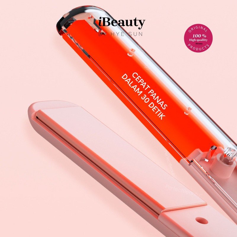 iBeauty Mini Hair Straightener - Catokan Rambut Portable Dengan ION