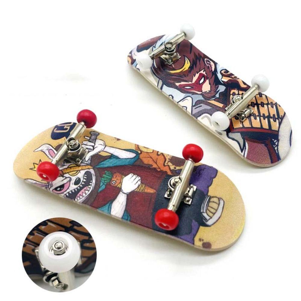 [Elegan] Jari Skateboard Hadiah Ulang Tahun Plastik Novelty Mini Skateboard Jari Skuter Simulasi Skateboard Profesional Mainan Edukasi Jari Mainan Papan Surfing