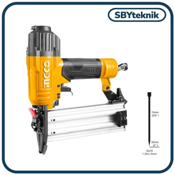 

Air Brad Nailer (15-50 mm) INGCO ABN15501 Paku Tembak Angin Pneumatic