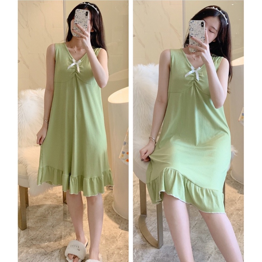 JOS1522 Daster Sling Dress Baju Tidur Import Piyama Wanita