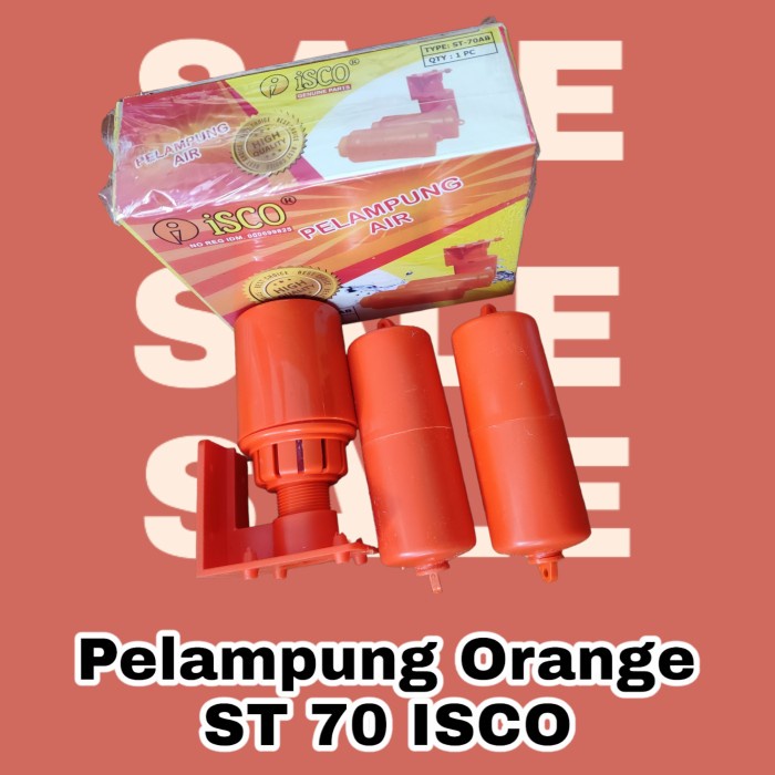 Pelampung Air Otomatis Orange Radar Isco ST 70 AB Lengkap Toren