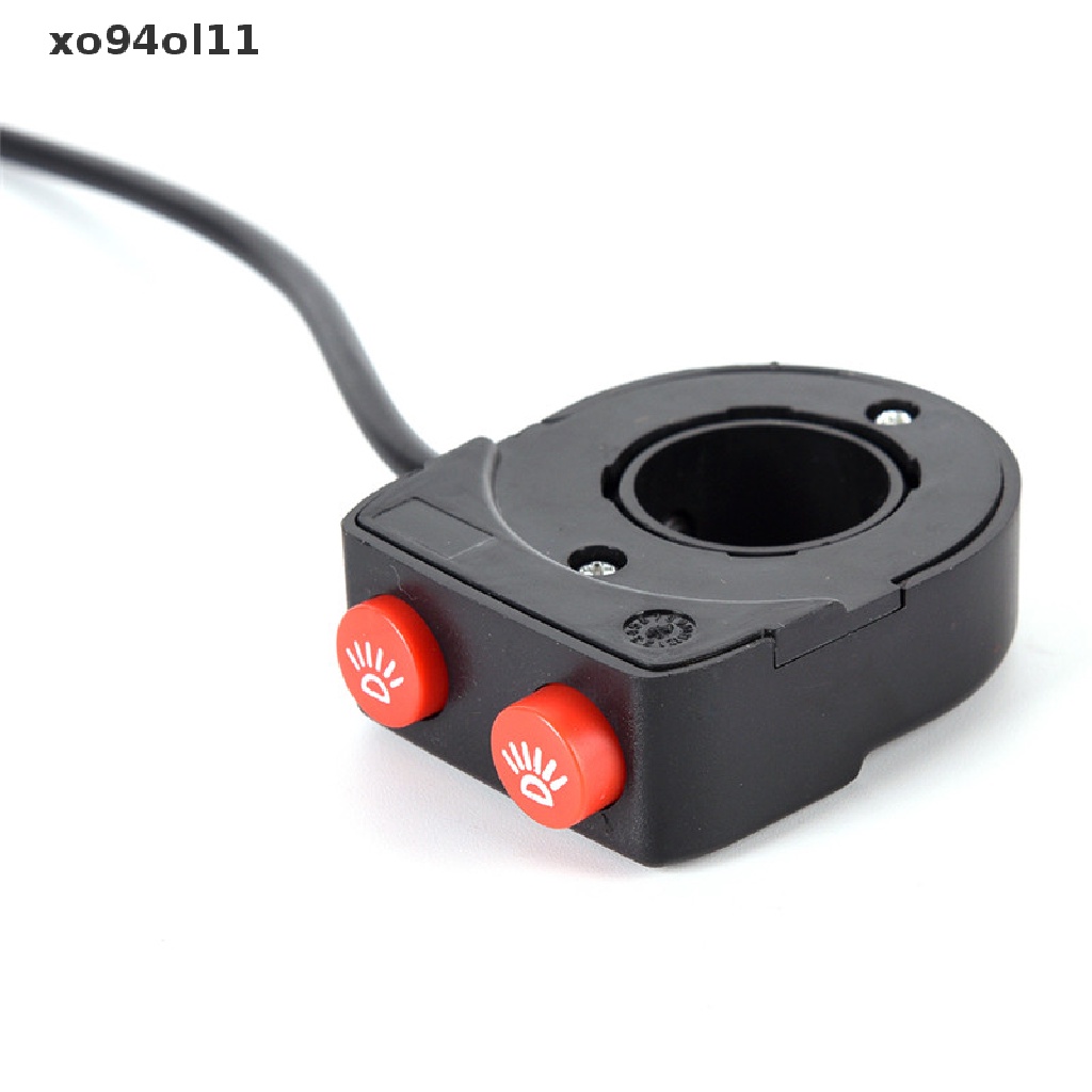 Xo 7per8 ''Stang Sepeda Motor On Off Tombol Kepala Spot Fog Light Switch Button OL