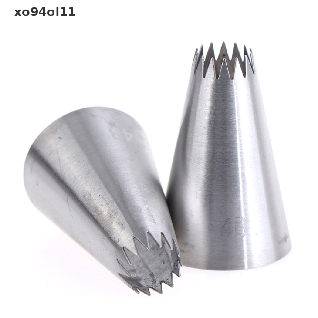 Xo 4B# Icing Piping Nozzle Nozel Pastry Tips Cookies Kue Decorag Tools OL