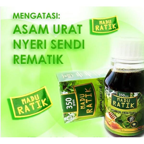 (BISA COD) MADU RATIK ASLI ATASI KEBAS KESEMUTAN KRAM ASAM URAT NYERI SENDI SAKIT OTOT PINGGANG REMATIK ENCOK SAKIT LUTUT HANYA MENJUAL PRODUK ORI ASLI