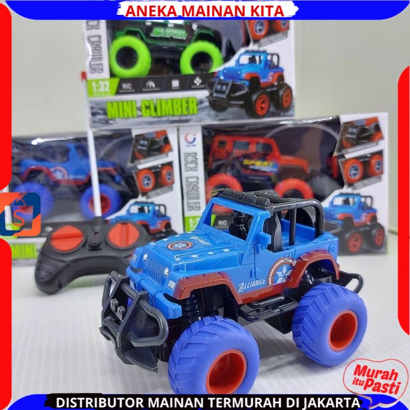 Mobil Remote Control RC Offroad Mini Car Jeep New Edition / Kado Ulang Tahun Anak Mobil Remot Murah