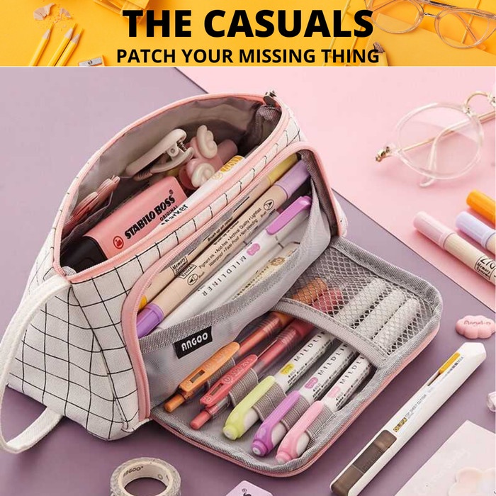 

TERBARU Tempat pensil kotak pensil organizer alat tulis minimalis aesthetic /ALAT TULIS