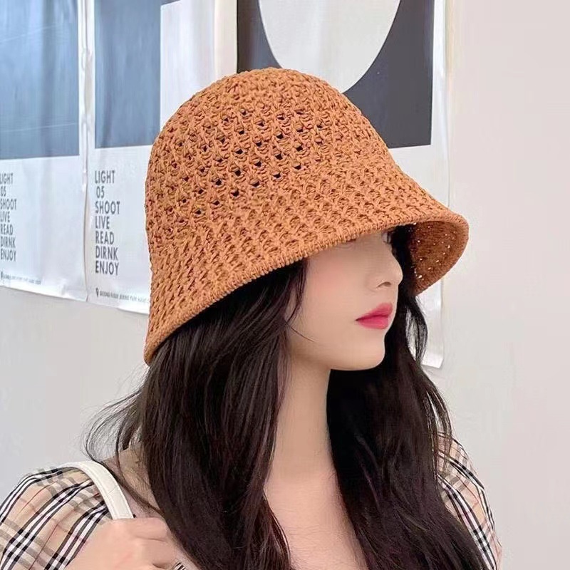 Pelindung Matahari Fisherman Pantai Fashion Tabir Surya Bernapas Topi Bucket Lipat