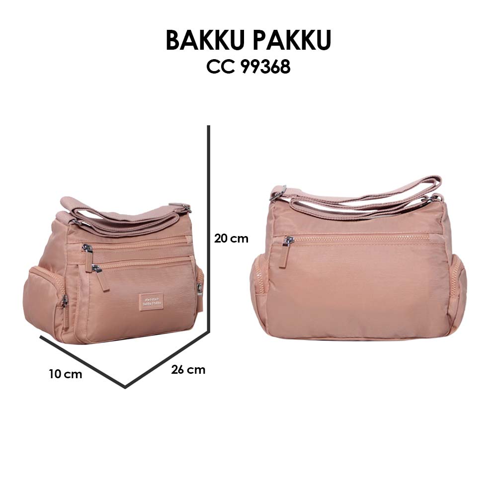 Tas Selempang Perempuan Remaja Import Bakku Pakku 99368 Fashion Slingbag Korea