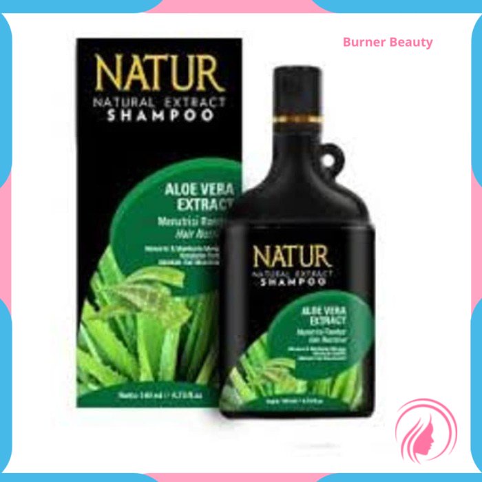 NATUR SHAMPOO RAMBUT ALOE VERA 270ML ORIGINAL - SHAMPOO NATUR ALOE VERA