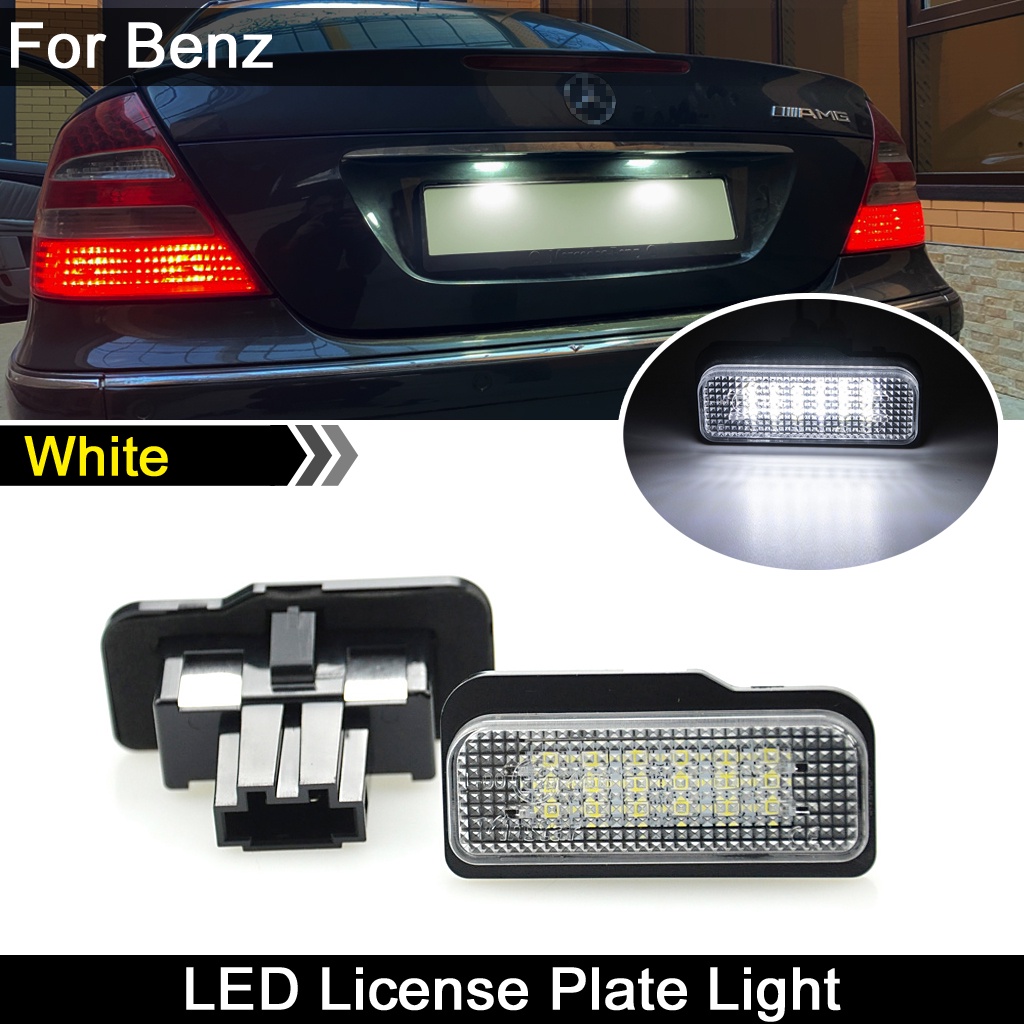 Lampu Plat Nomor Plat LED Belakang Mobil Putih Untuk Mercedes BENZ S-CLASS W211 C-CLASS W203 W219 SLK R171