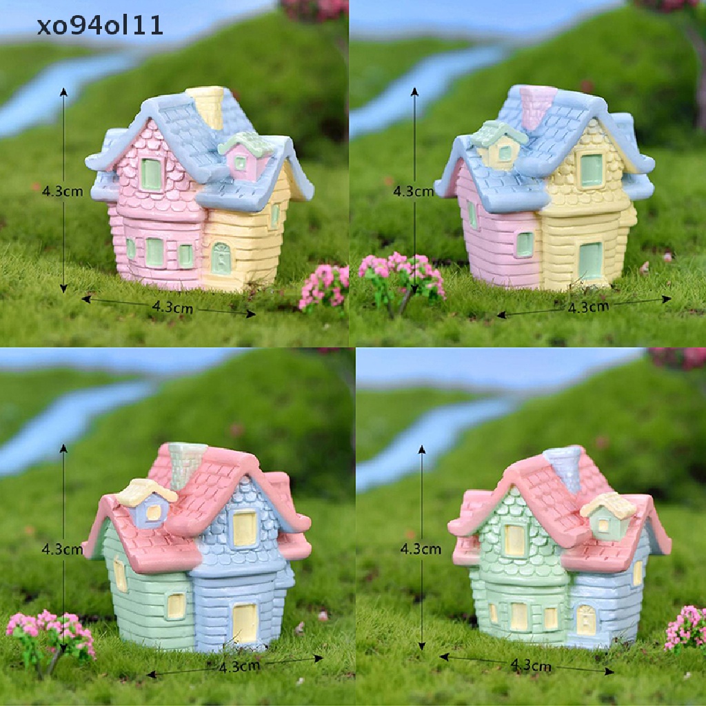 Xo Ornamen Kerajinan Rumah Miniatur Buatan Untuk Dekorasi Rumah Small House OL