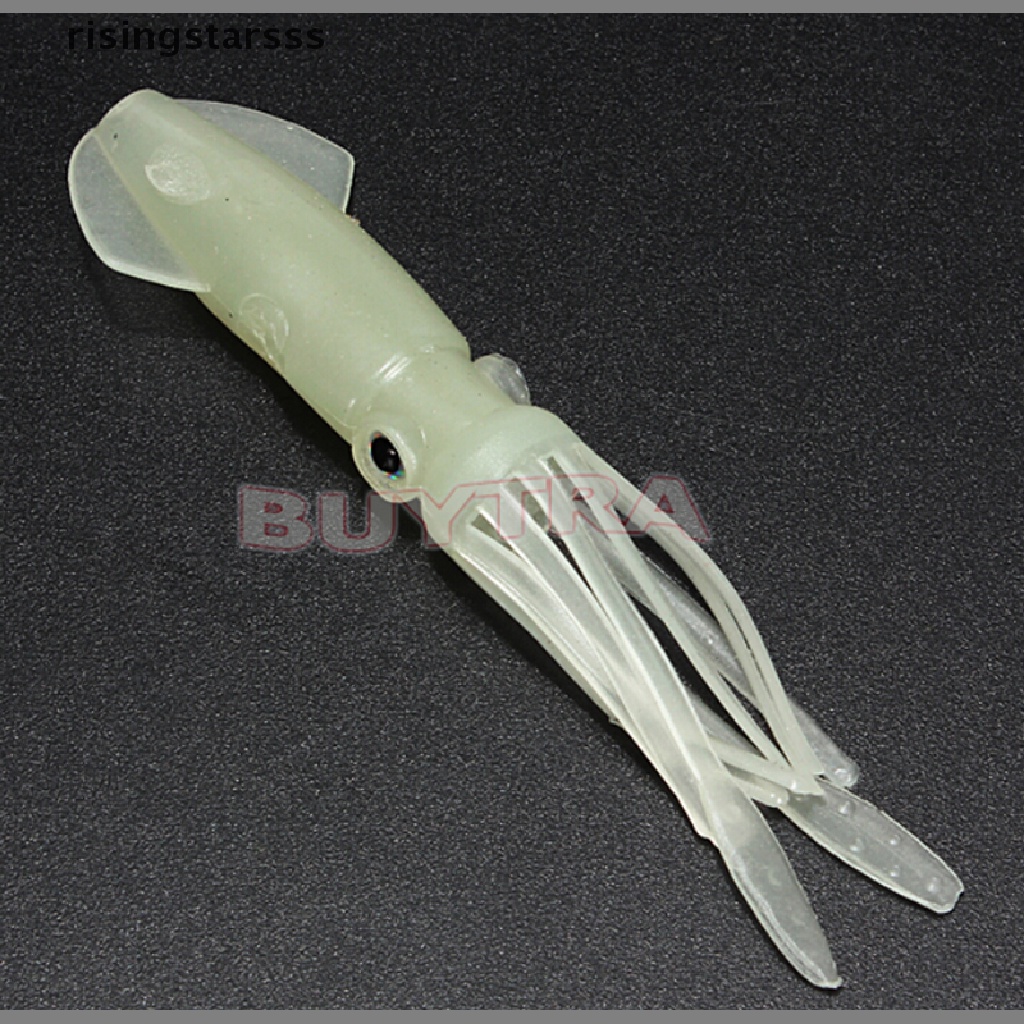 Rsid Span-new 1pc 4.3&quot; B2 Rok Cumi Gurita Pancing Lembut Luminous Lures Umpan Glow in Dark Jelly