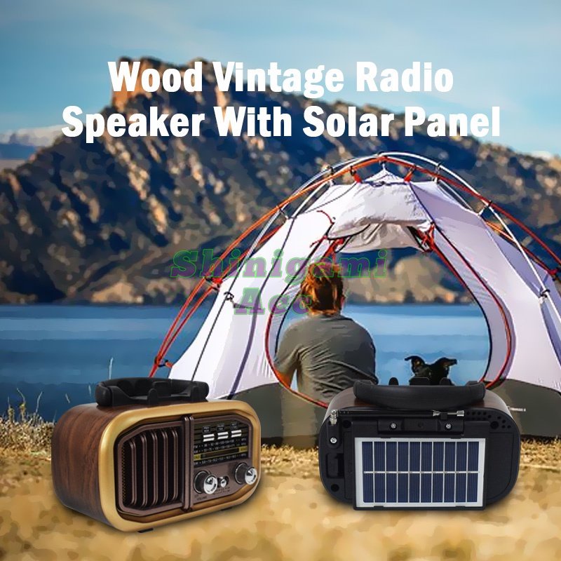 [Shinigami Acc] Portable Wireless Bluetooth Speaker Radio Mini Classic Retro RX-BT618S