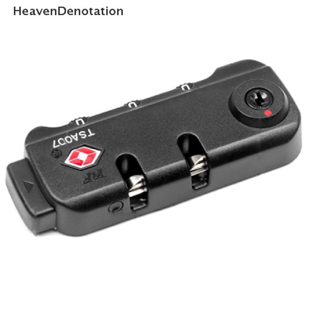 [HeavenDenotation] Customs Lock TSA007 Authentication Password Lock Fixed Gembok Kode Anti Maling HDV