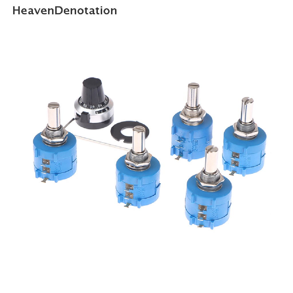 [HeavenDenotation] 3590s-2-101 1K 2K 5K 10k 20K 50K 100K 100R 200R 500R Potensiometer Multi Putar Tahan HDV