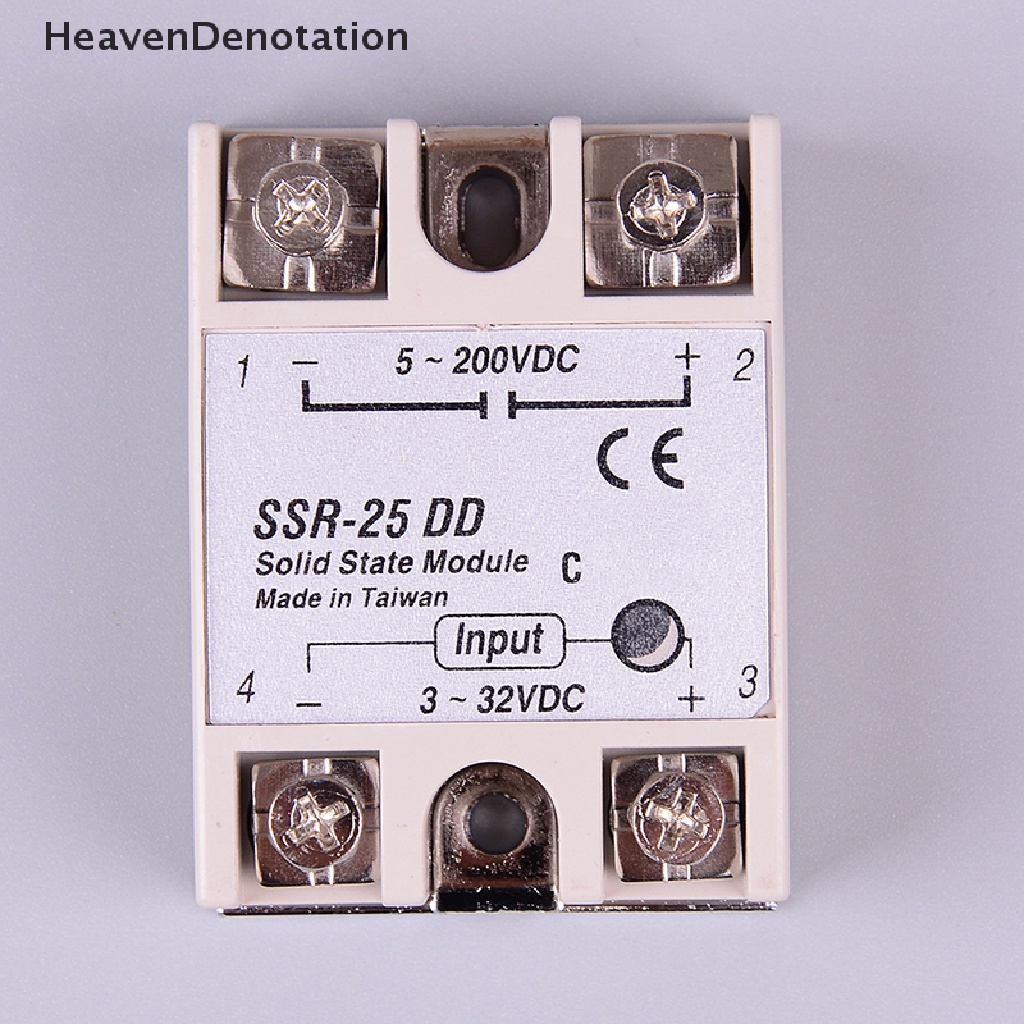 [HeavenDenotation] Relay Solid state SSR-25DD 25A AC control DC relais 3-32VDC to 5-60VDC SSR 25AA HDV