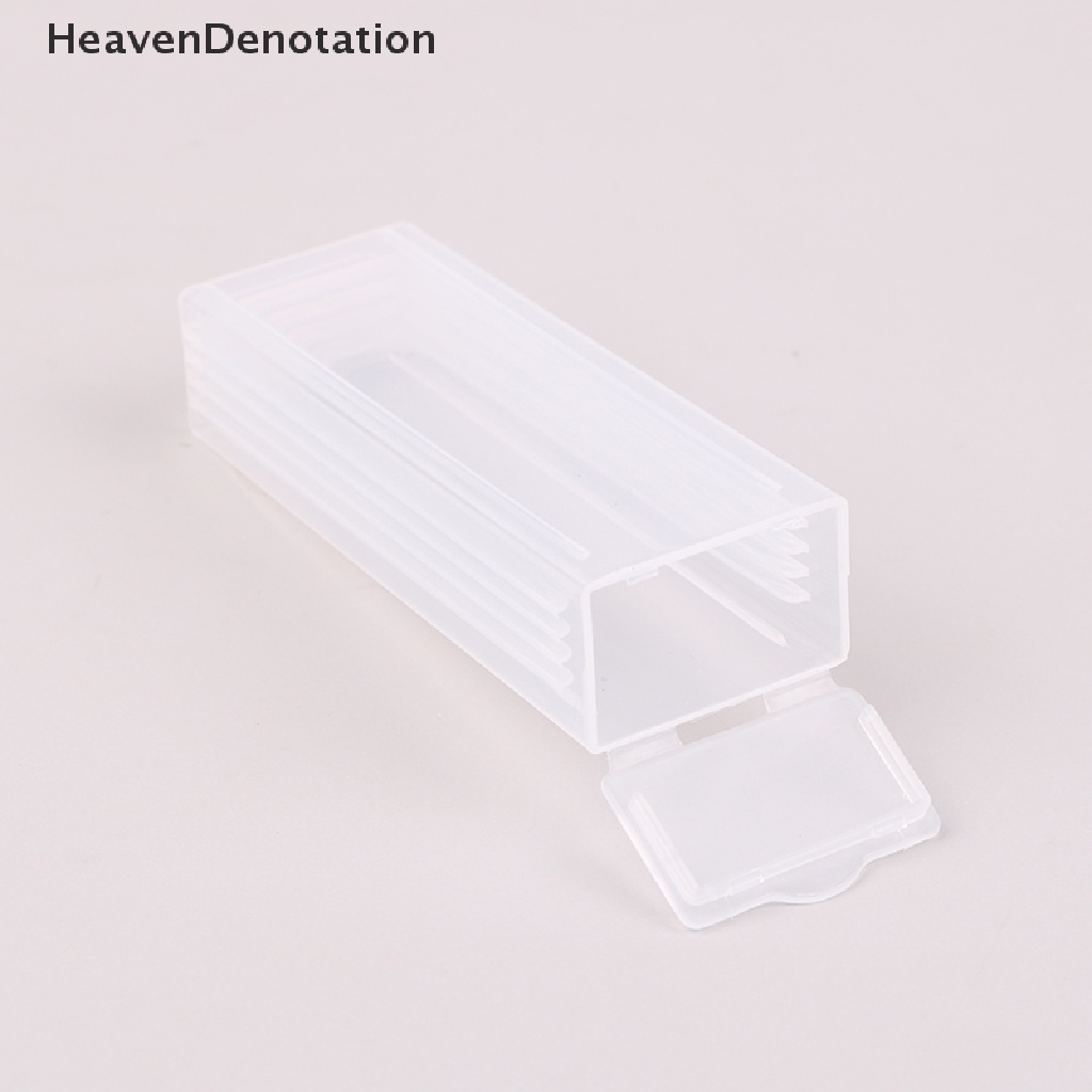 [HeavenDenotation] Kotak Penyimpanan Holder Slide Mikroskop Plastik Microslide PP Tahan 5kotak Dispenser HDV