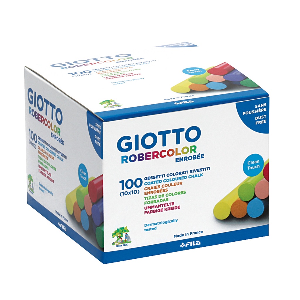 

Giotto Kapur Tulis Warna Chalk Board 100pcs Kemasan Box