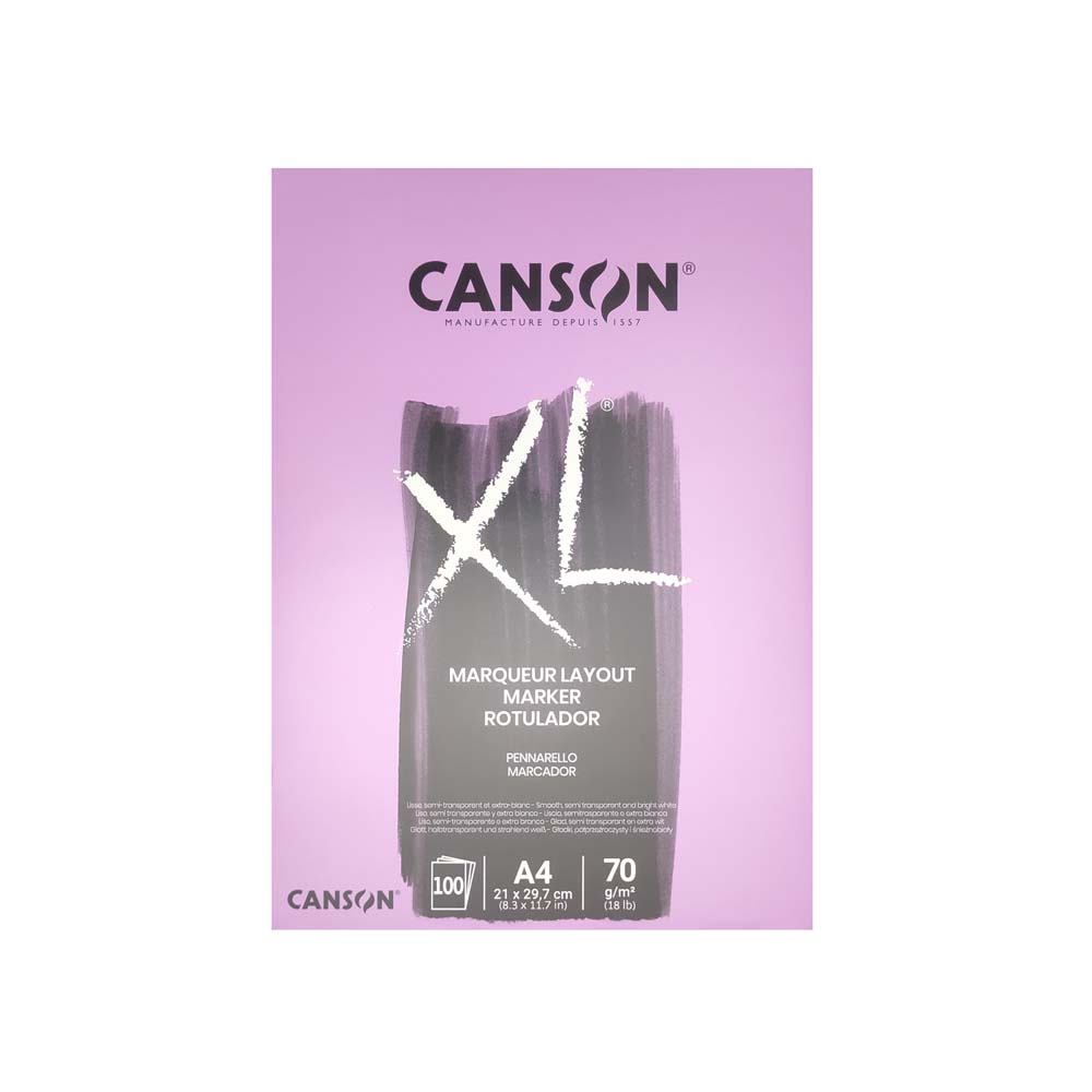 

Canson XL Marker Kertas Sketsa Gambar A4 100 Lembar