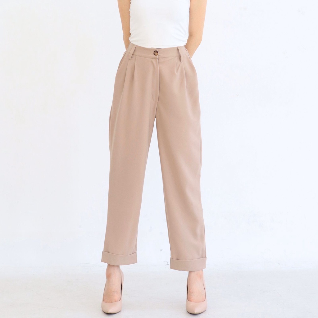 BEFAST - ZRX OOTD WANITA CELANA SELEN / CELANA KULOT KIRA / Celana Kantor Wanita Terbaru / Pakaian Casual Wanita / Fashion Kekinian Remaja ABG Trendy / Outfit Wanita Modis Terlaris