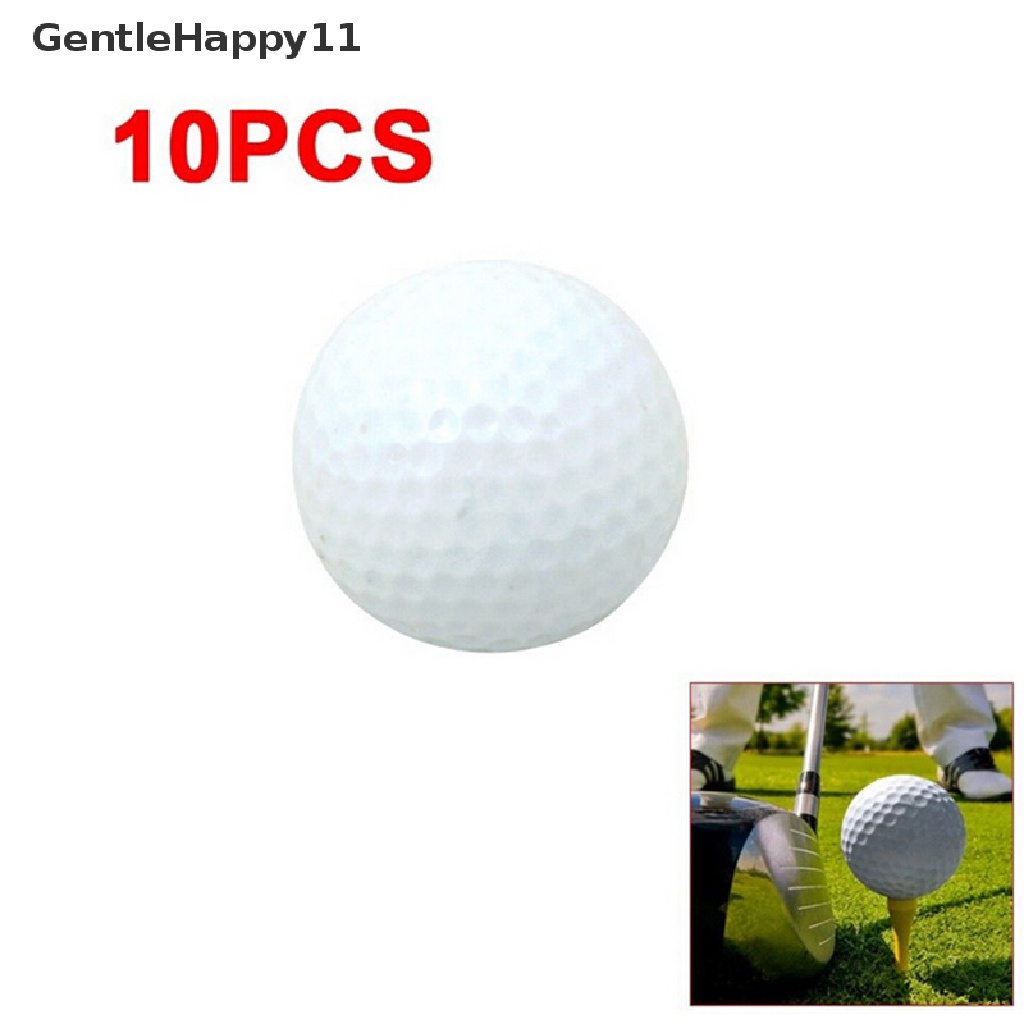 Gentlehappy 10buah Bola Spons golf Putih Alat Latihan indoor Dan outdoor id