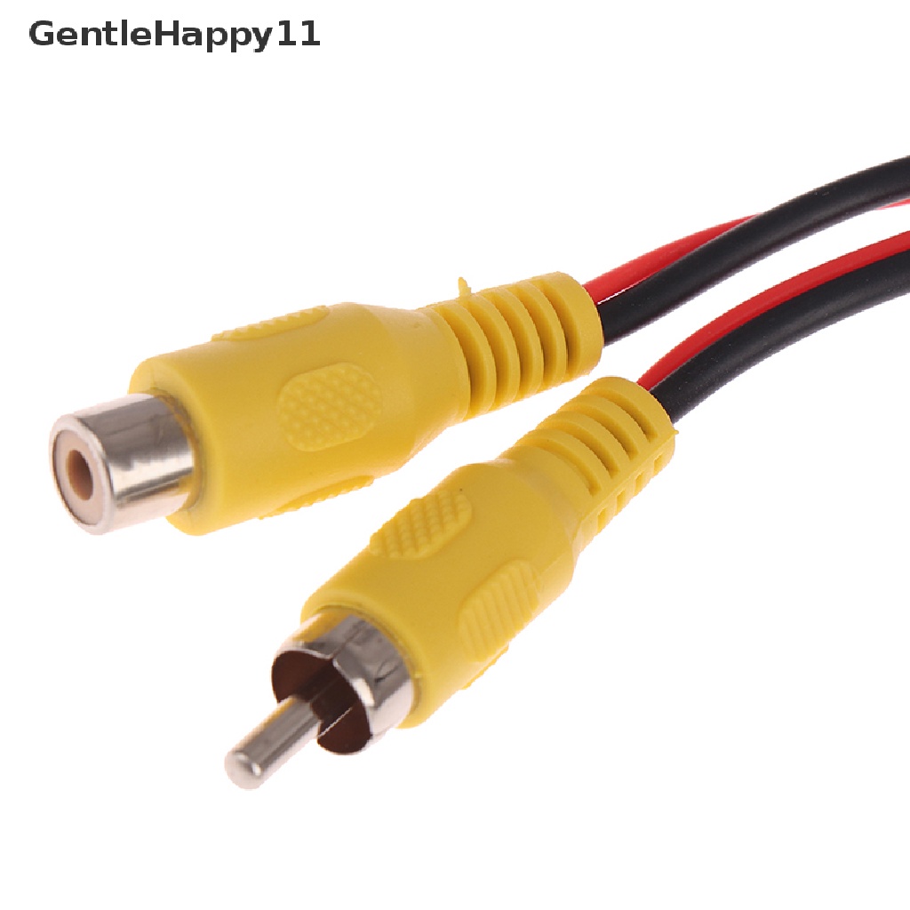 Gentlehappy RCA Male Female Mobil Kamera Belakang Mundur Video Extension Cable Cord 6-20M id