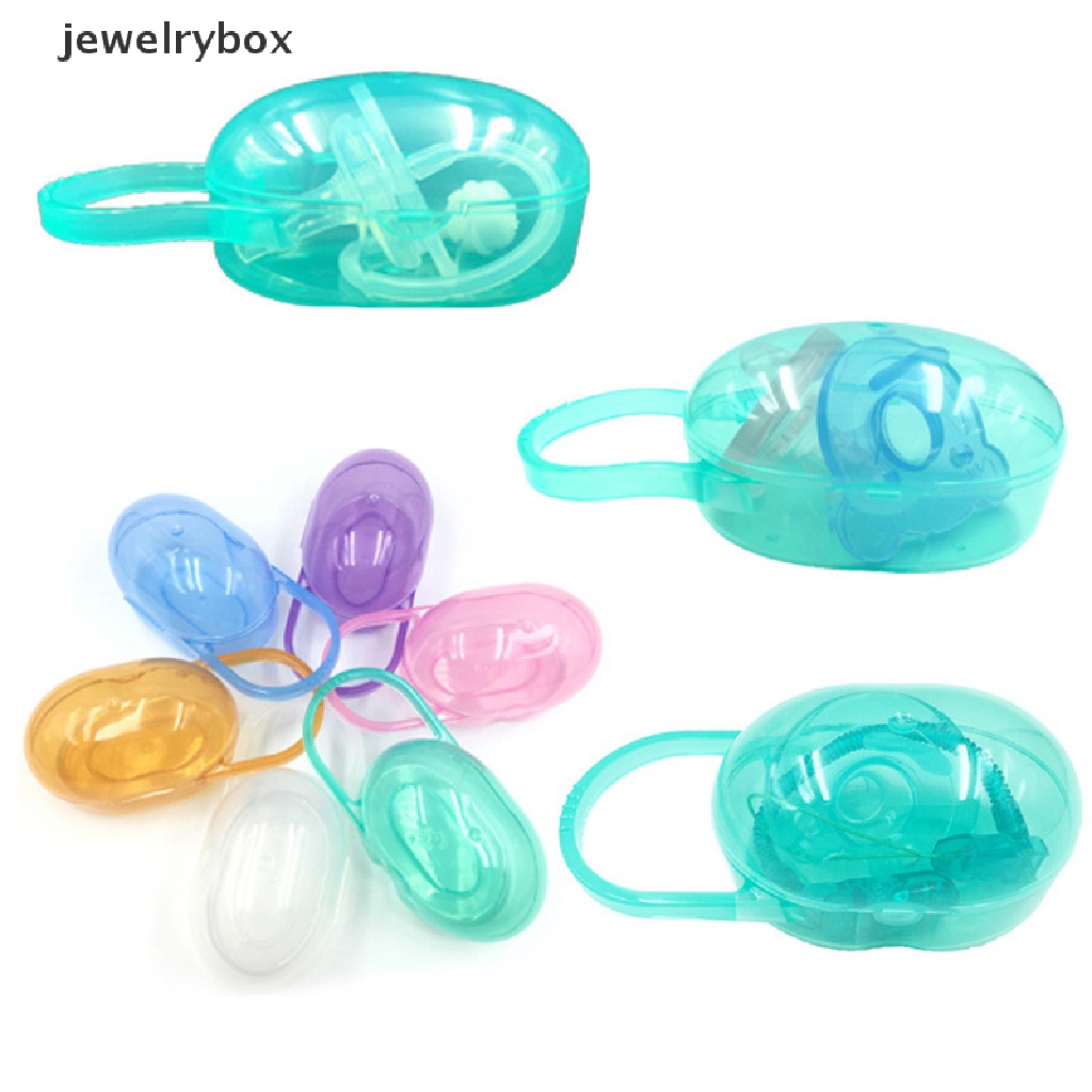 [jewelrybox] 1pcs Baby Solid Kotak Dot Tempat Wadah Penenang Dot Box  Butik