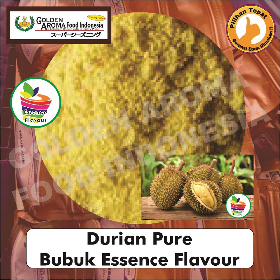

Bubuk Durian Pure Efe 1/2Kg Essen Flavor Ekstrak Kingfruit Murni 500Gr Tanpa Gula Flavour Essence