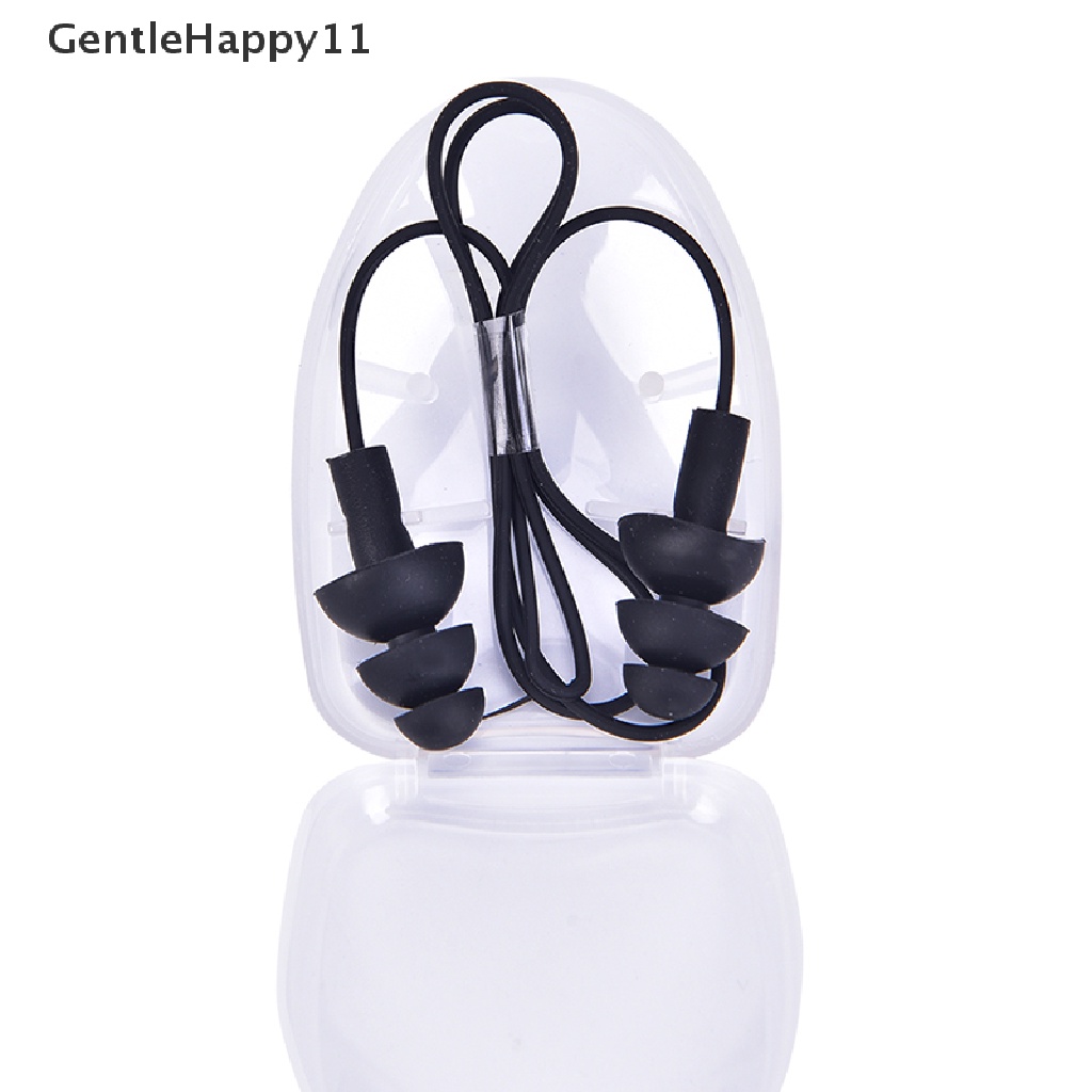 Gentlehappy Alat Penyumbat Telinga Renang Silikon Penyumbat Telinga Aksesori Kolam Olahraga Air Swim Ear Plug id