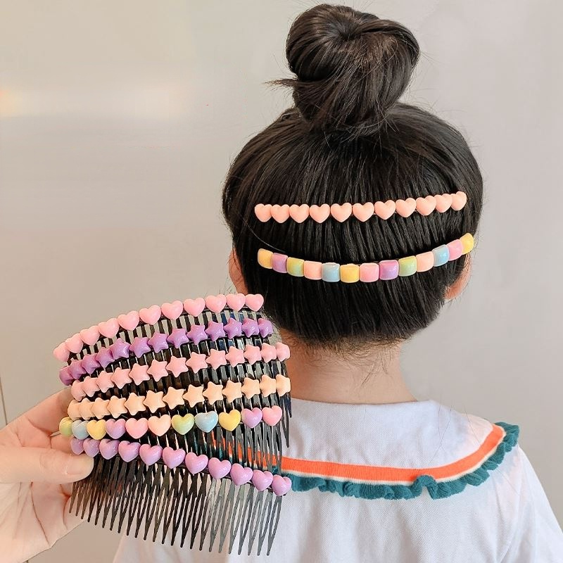 Anak Perempuan Kartun Hair Clip Sisir Rambut Jepit Rambut Poni Patah Aksesoris Rambut Rusak