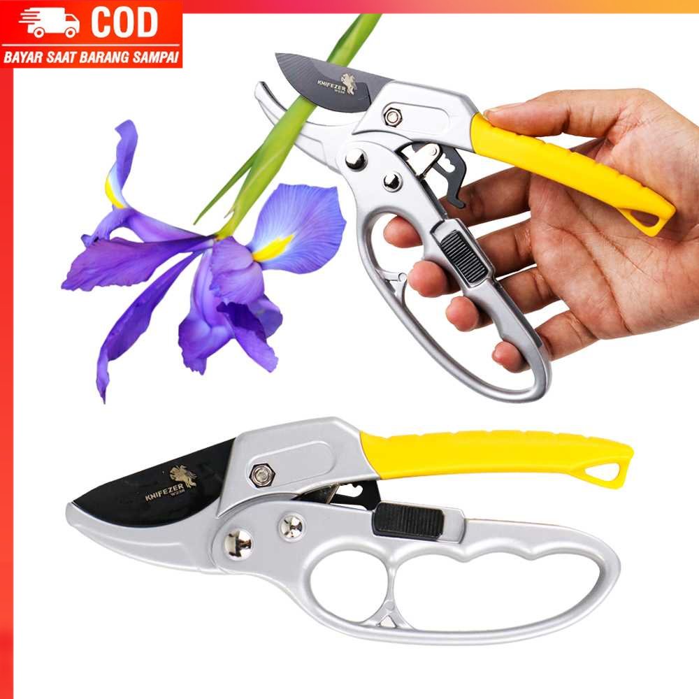 ( 100% BARANG ORI ) KNIFEZER Gunting Taman Ranting Garden Pruning Shear Scissors - W238