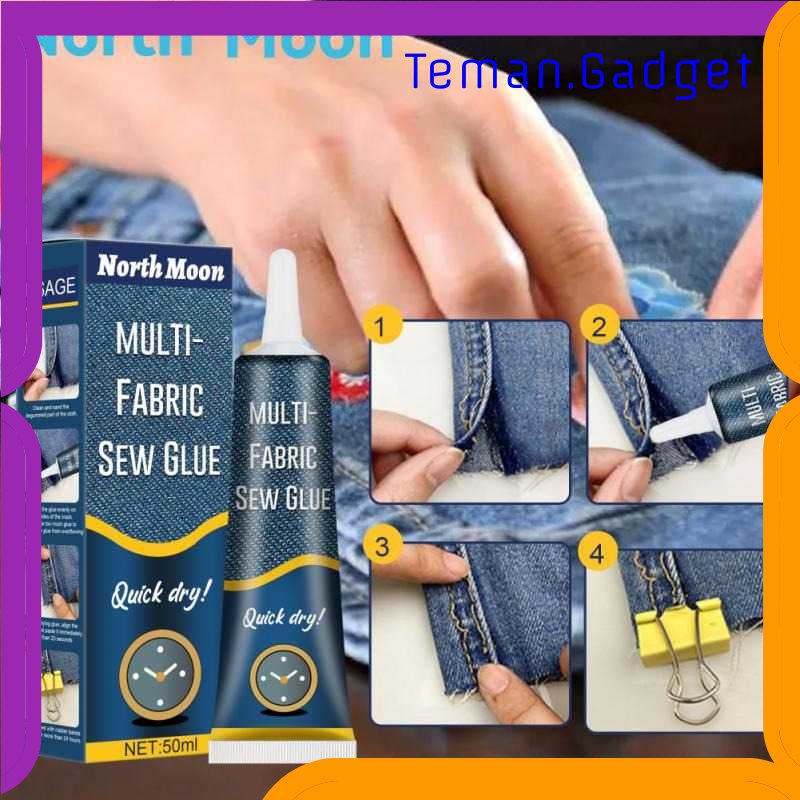 TG - ATK NorthMoon Cairan Liquid Lem Perekat Kain Kulit Sew Glue 50ml - N256