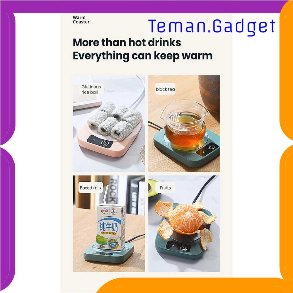 TG - DPR PURRINI Tatakan Pemanas Gelas Coffee Cup Warmer Heating Pad Coaster - WJ-NB03