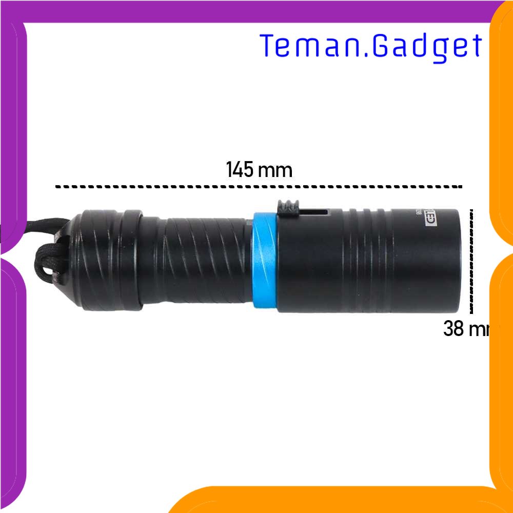 TG - OLR TaffLED Senter LED Diving Flashlight Waterproof L2 3800 Lumens - TR298