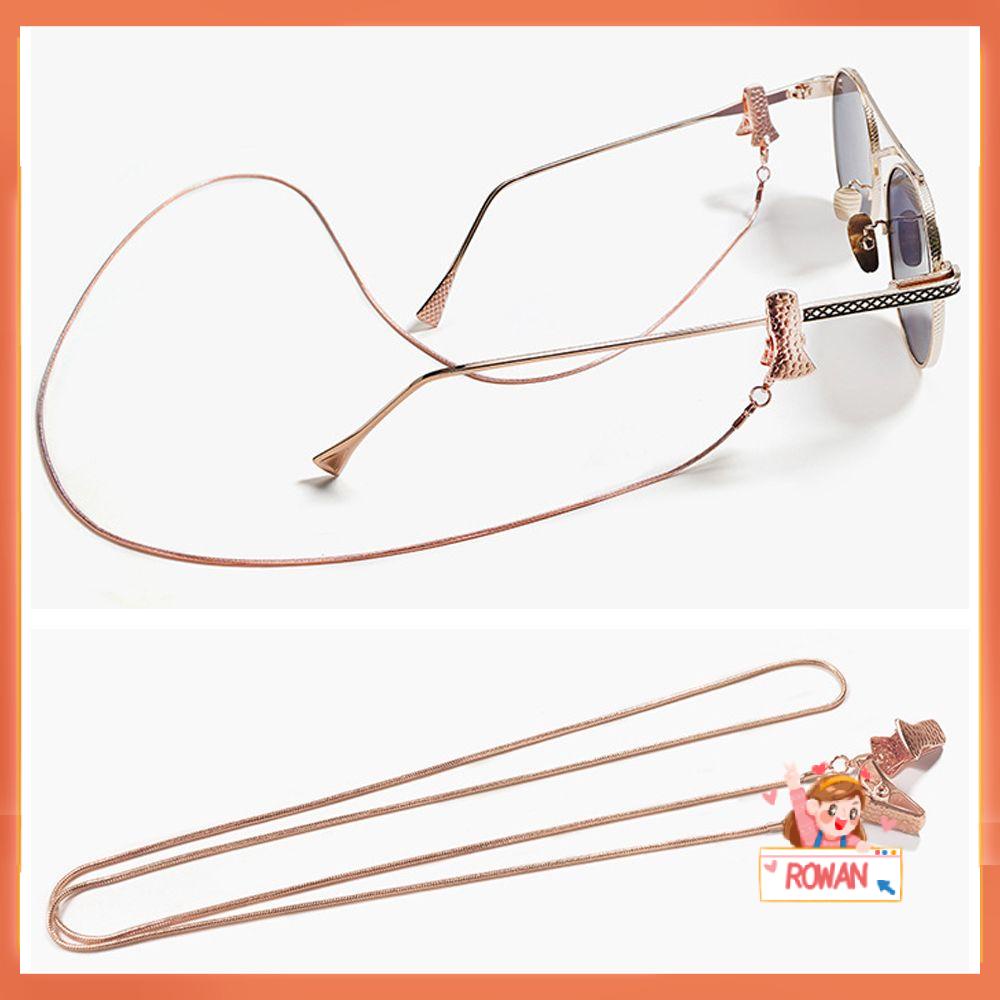 R-flower Metal Glasses Chains Aksesoris Fashion Kalung Kacamata Dengan Klip