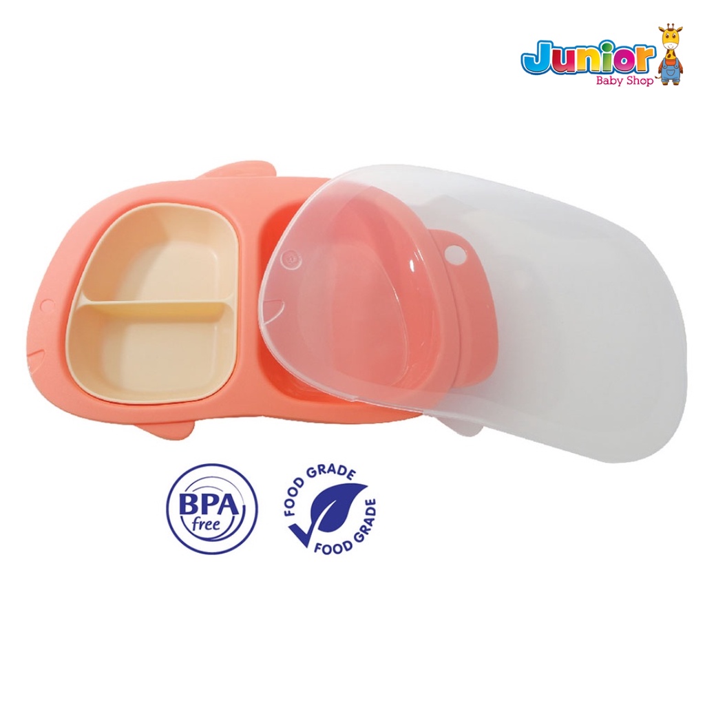 Baby Safe Meal Plate with Cover B375