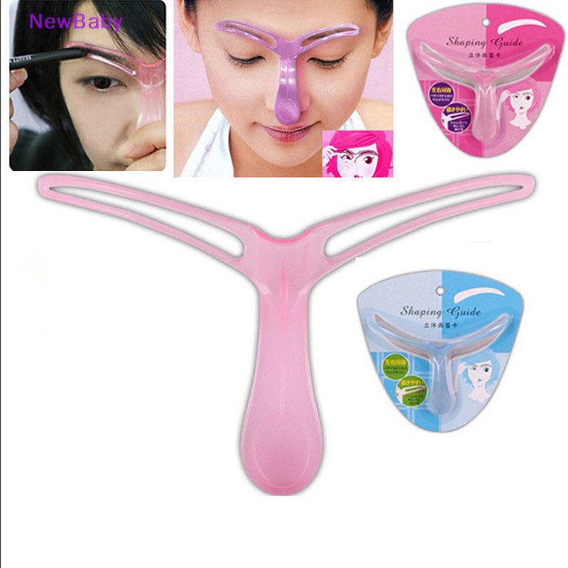 Newbaby Stensil Alis Desain Reusable Thrush Shaping Grooming Model Template Shapers ID