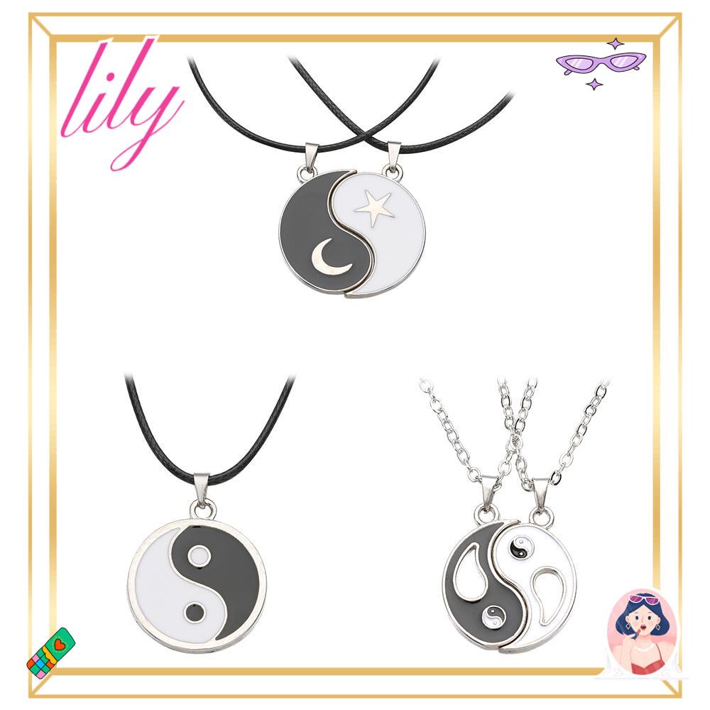 Lily Couple Kalung Sisters Aksesoris Untuk Pecinta Liontin