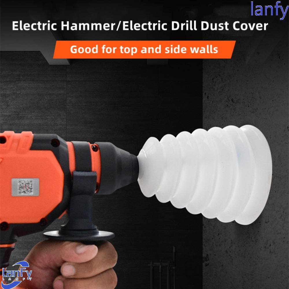 Lanfy Bor Listrik Penutup Debu Mengumpulkan Abu Mangkuk Dapat Dicuci Lubang Pelubang Pembuka Alat Listrik Aksesoris Power Tool Parts Drill Dust Collector