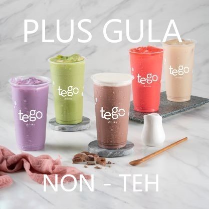 

TEGO Bubuk Minuman NON TEH Kekinian PLUS GULA - Premium Bubble Drinks
