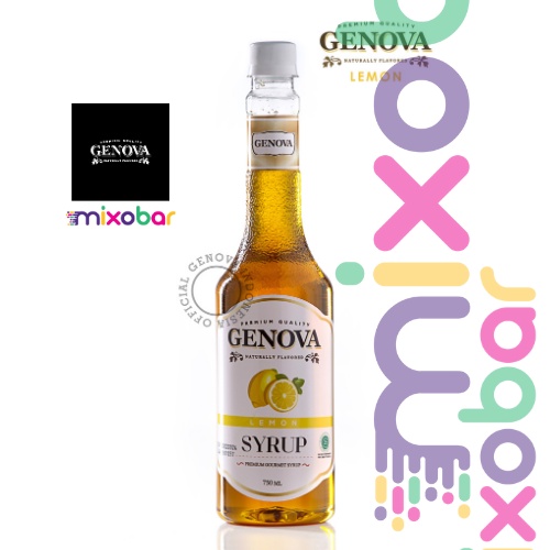 

Genova Syrup Lemon 750ml l Sirup Minuman