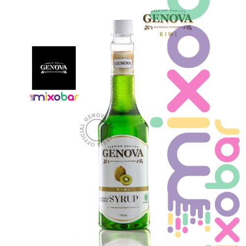 

Genova Syrup Kiwi 750ml l Sirup Minuman