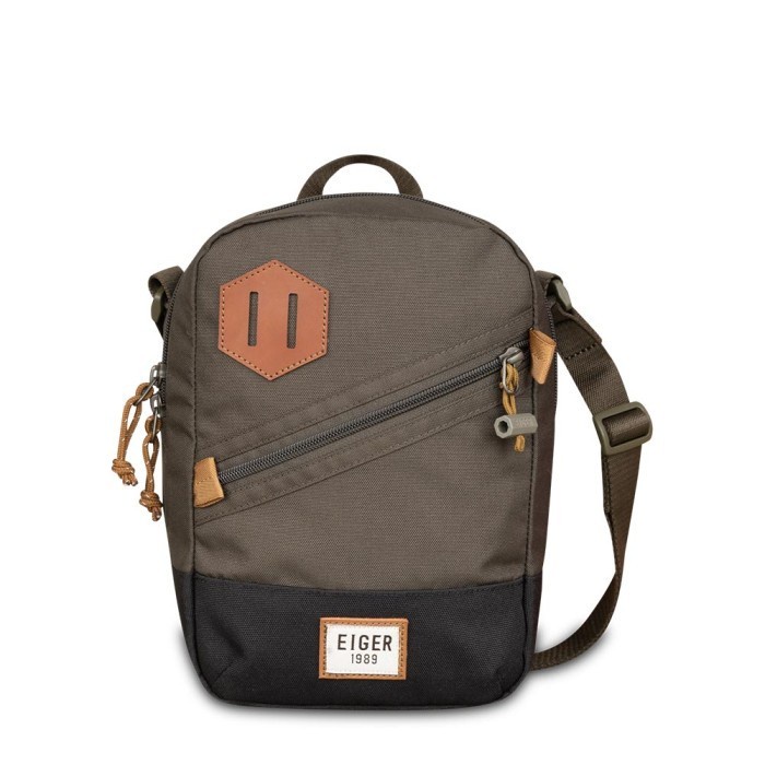 TAS SELEMPANG EIGER1989  ORIGINAL COASTER 3.0 POUCH - Biru, All Size - Cokelat, All Size