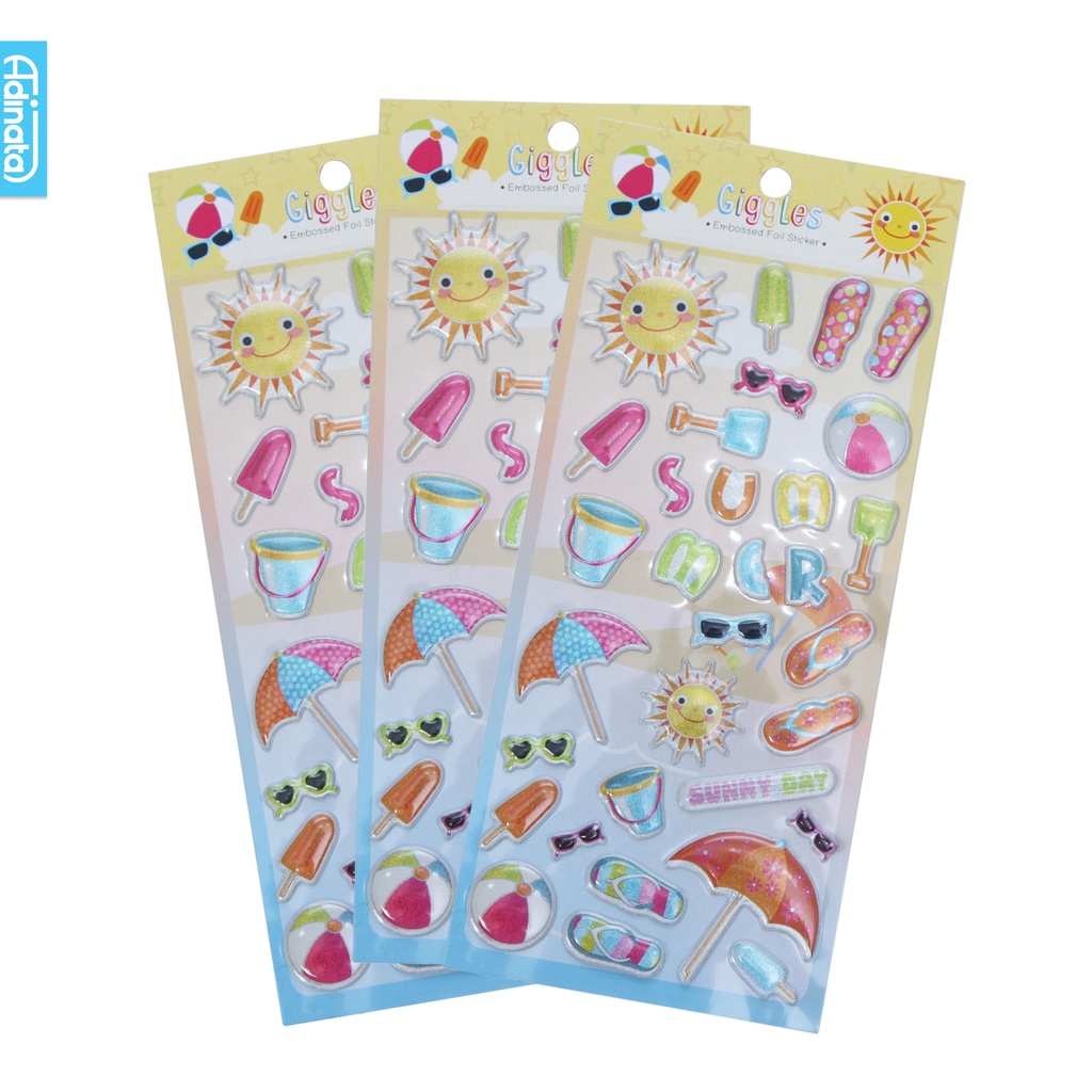 

Giggles Embossed Stickers 2350-6117