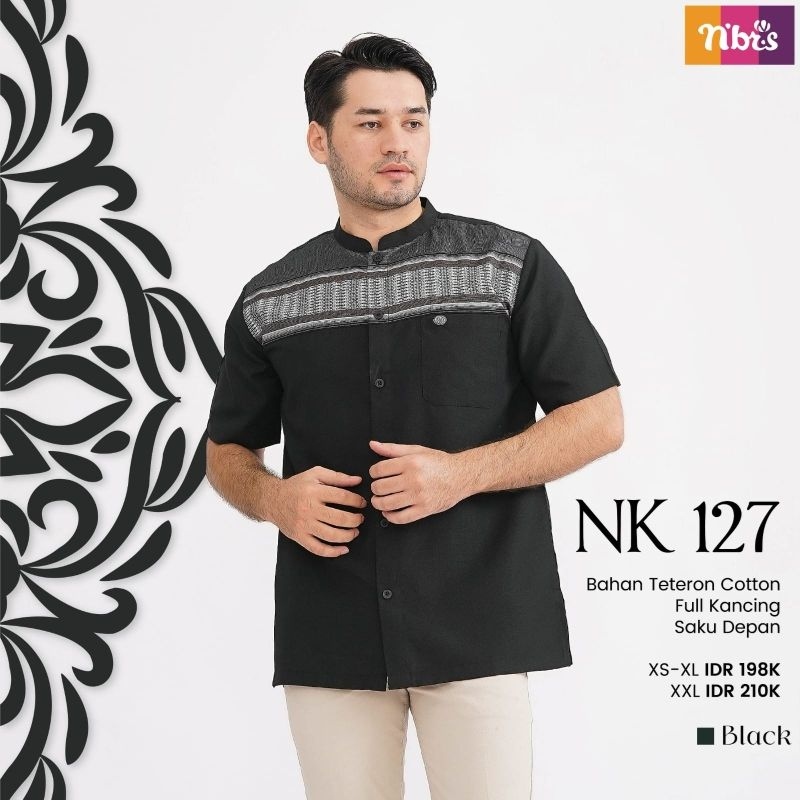 Baju Koko merk nibras nbrs NK 127