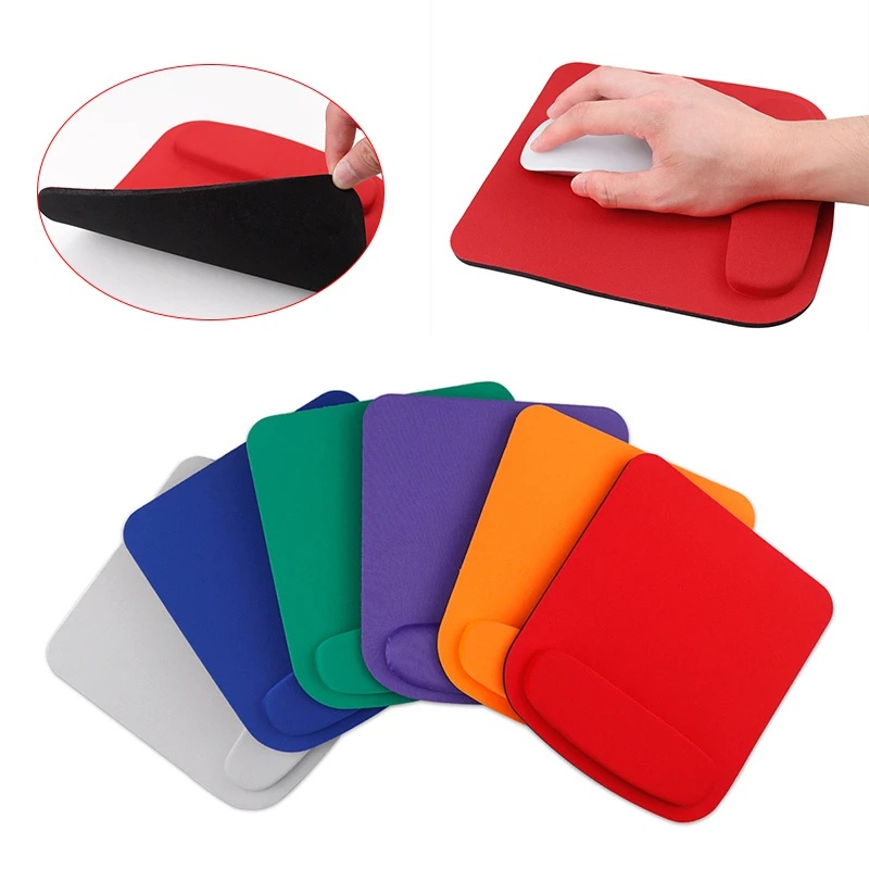 Mouse Pad EVA Support Wristband Gaming Mousepad Warna Solid Alas Tikus Mouse Pad Nyaman Dengan Sandaran Tangan