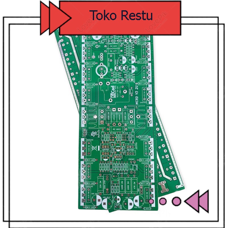 Pcb Driver MCRD V3 2u 20cm Protektor Dobel Layer Cuci Gudang