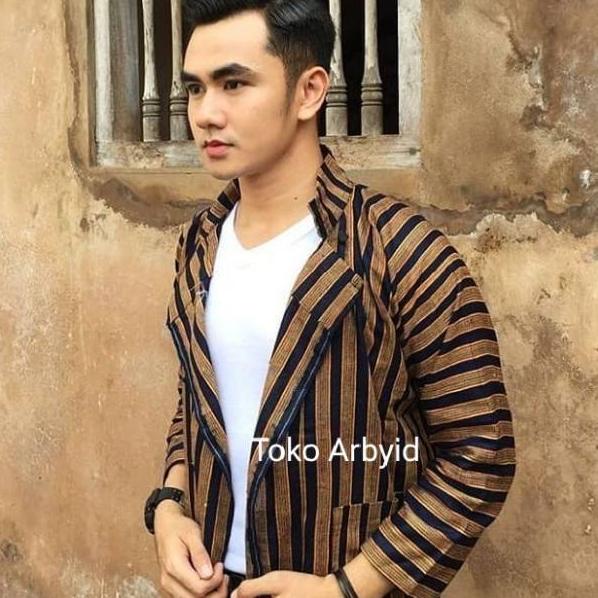 Lurik Rekomendasi Baju Lurik Jawa / Baju Surjan Lurik / Baju Adat Jawa/Baju Surjan lurik Dewasa/ Baj