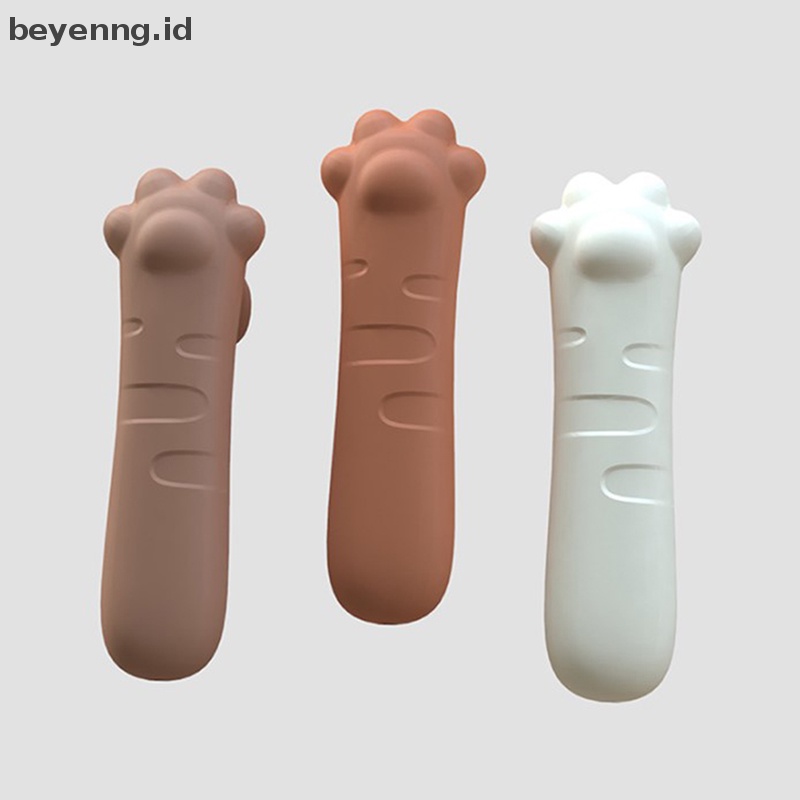 Beyen Cat Paw Door Handle Dinding Pad Anti-Tabrakan Anti-knock Hadiah Bayi Kid Reducer Safety Gagang Pintu Partai Besar Lengan Silikon ID