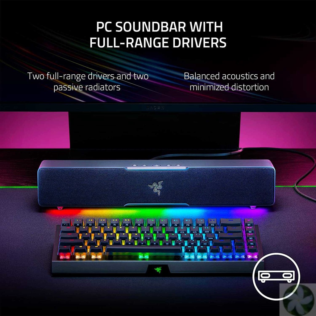 Razer Leviathan V2 X PC Gaming Soundbar Bluetooth Speaker RGB